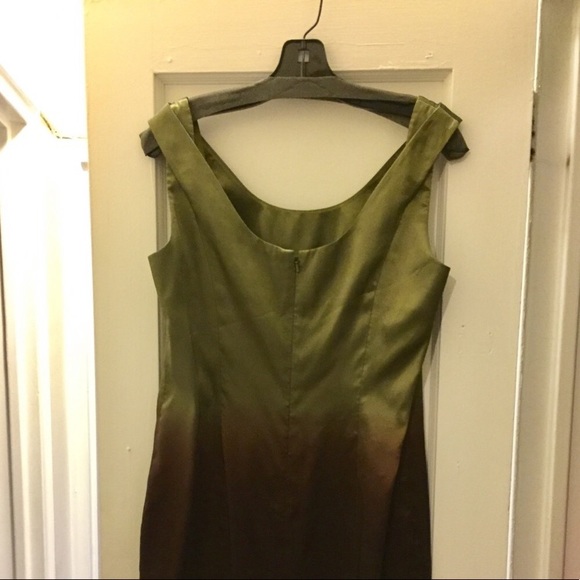 Vintage Designer Green Ombré Shift - Picture 4 of 7